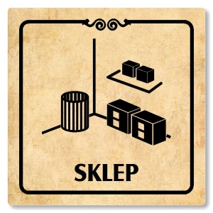 Sklep, 118x118mm, pergamen, Texas